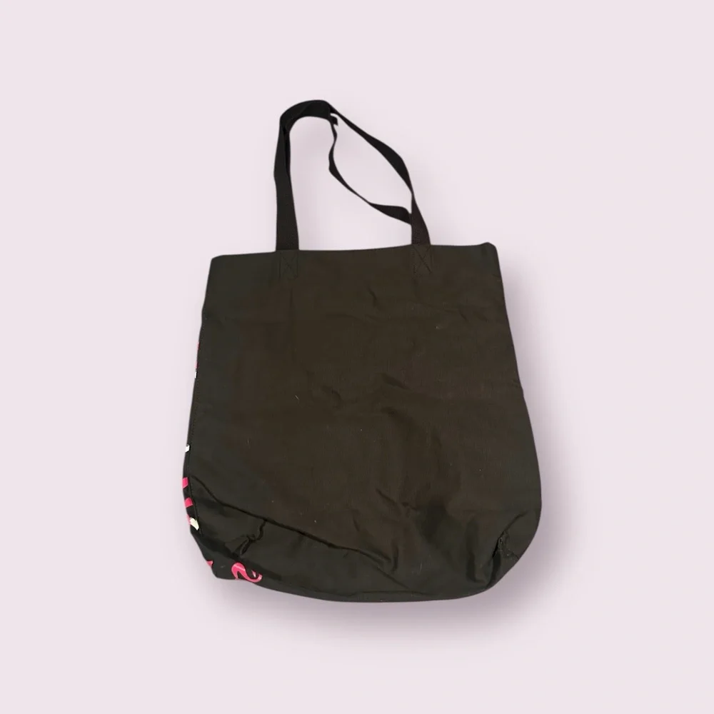 Stylish Black and Pink Barbie Tote Bag - Picture 10 of 10